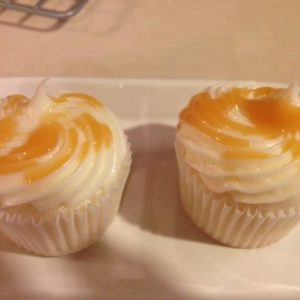 photo of vanilla caramel cupcakes from cocos confections