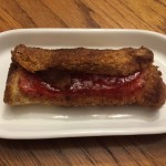 photo of one cinnamon cream cheese and fruit crackle stick from cocos confections